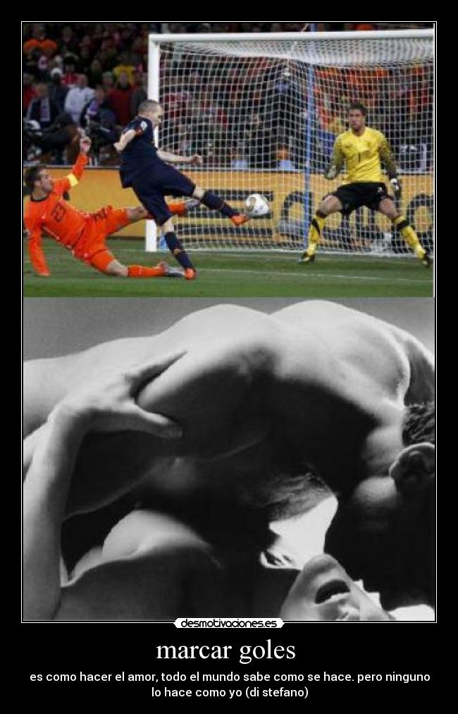 marcar goles -