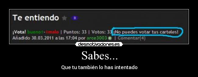 Sabes... - 