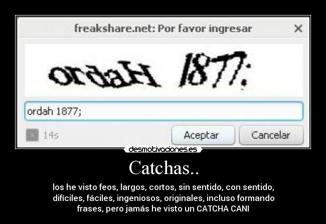 Catchas.. -