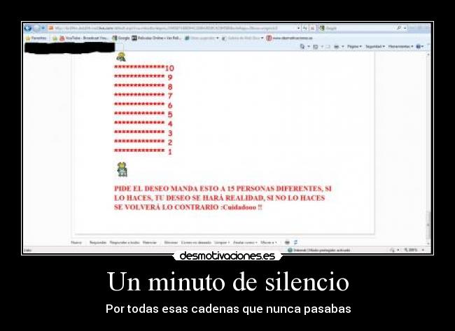 Un minuto de silencio - 