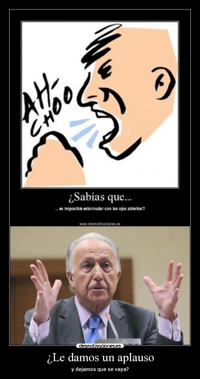 ¿Le damos un aplauso - 