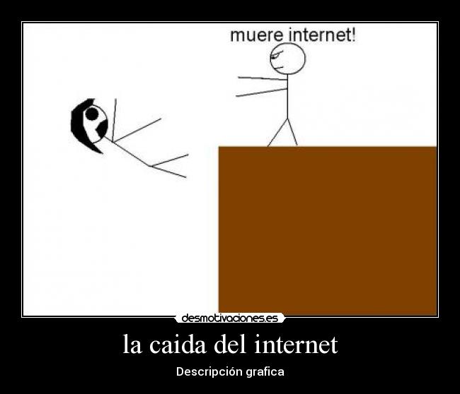 la caida del internet -