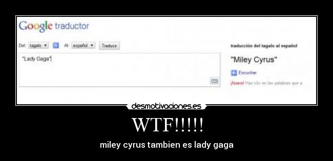 WTF!!!!! - miley cyrus tambien es lady gaga