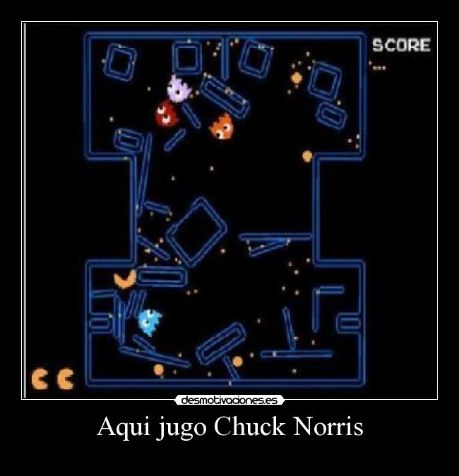 Aqui jugo Chuck Norris - 