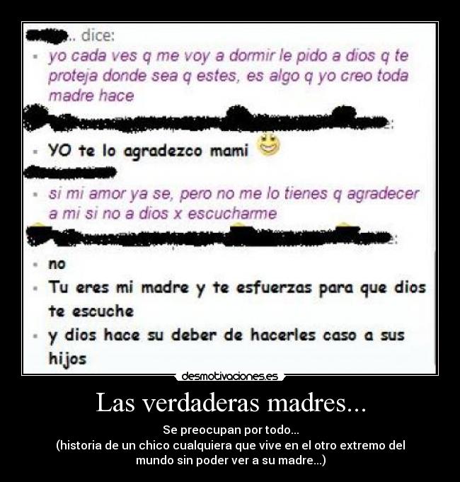 Las verdaderas madres... - 