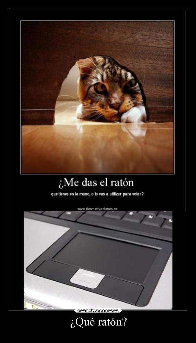 ¿Qué ratón? -