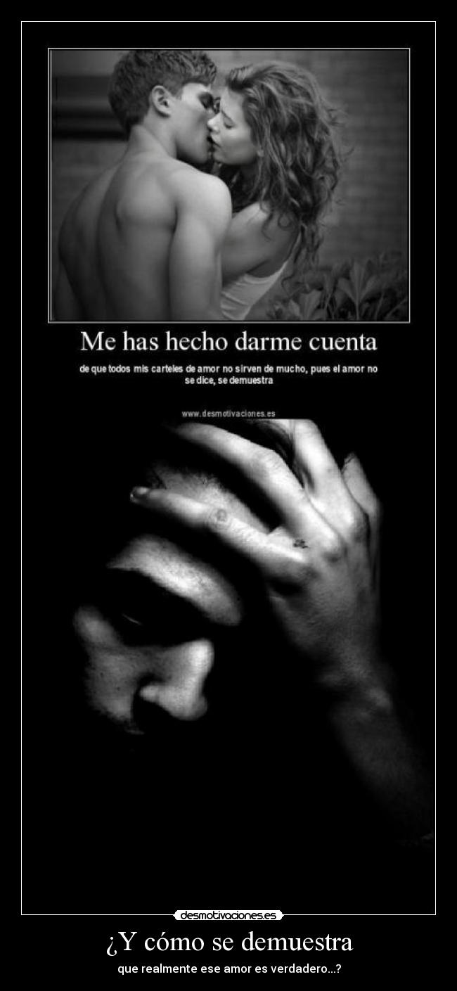 ¿Y cómo se demuestra -