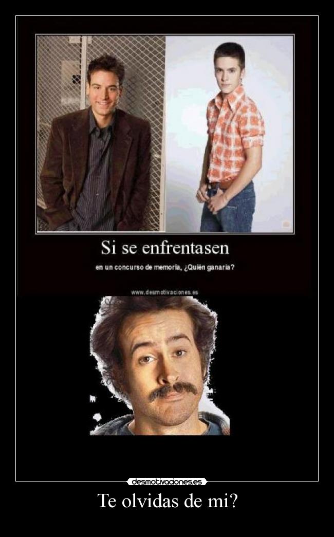 Te olvidas de mi? - 