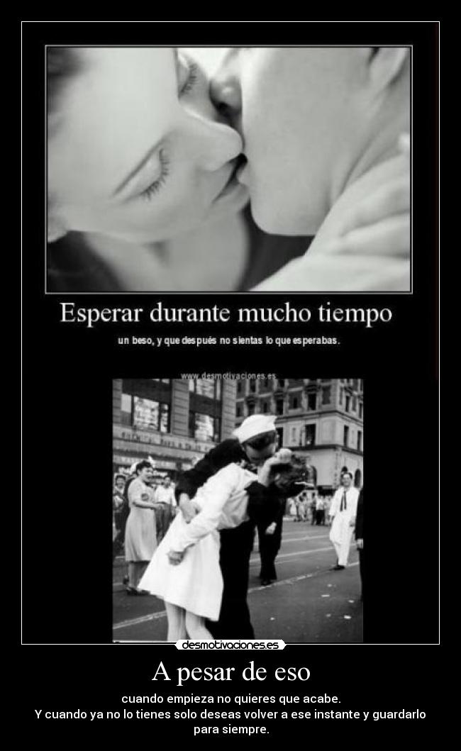 carteles beso desmotivaciones