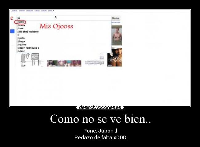 Como no se ve bien.. -