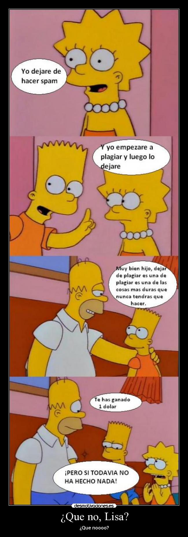 ¿Que no, Lisa? - 