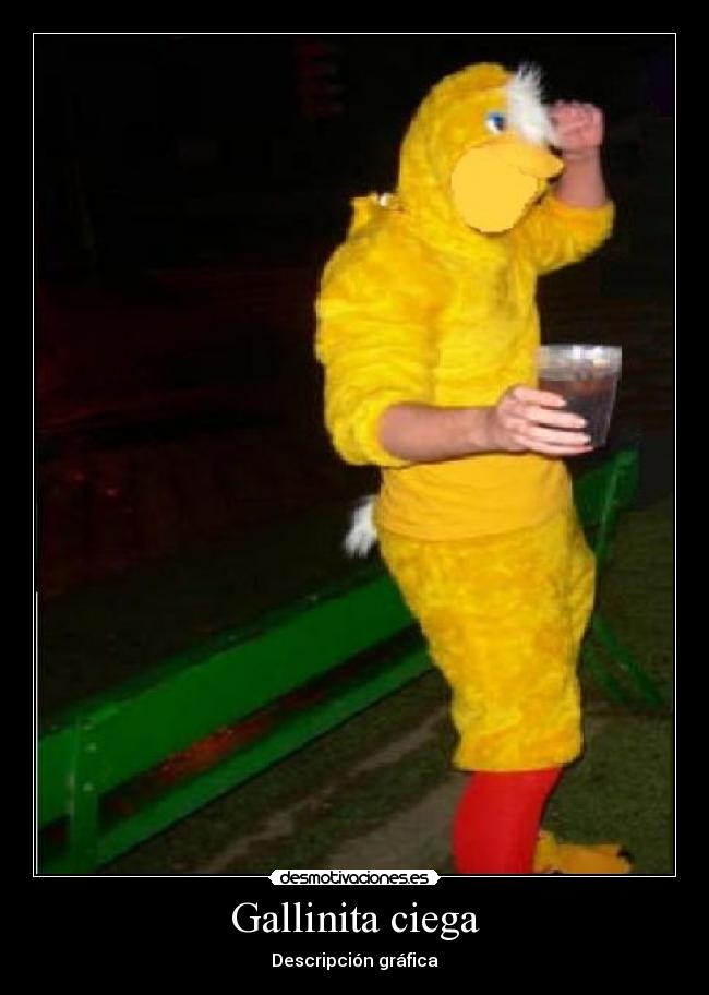 Gallinita ciega - Descripción gráfica