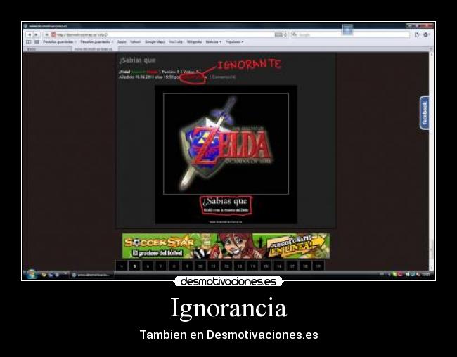 Ignorancia - Tambien en Desmotivaciones.es