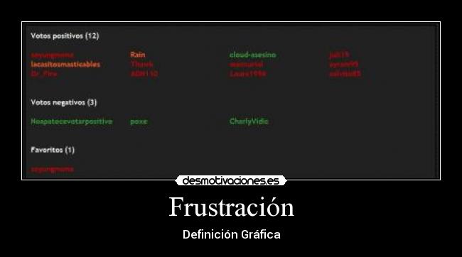 carteles frust desmotivaciones