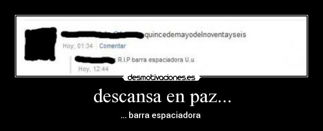 descansa en paz... - 