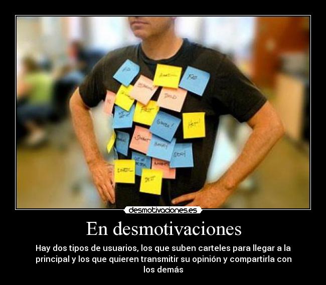 En desmotivaciones -