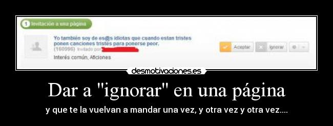 Dar a ignorar en una página - 