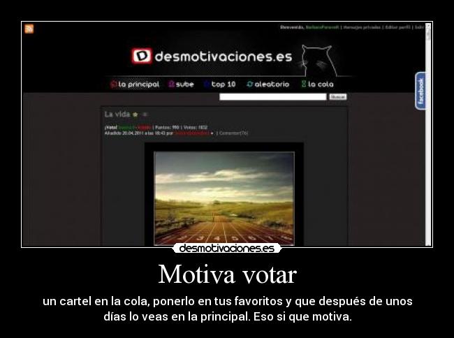Motiva votar -