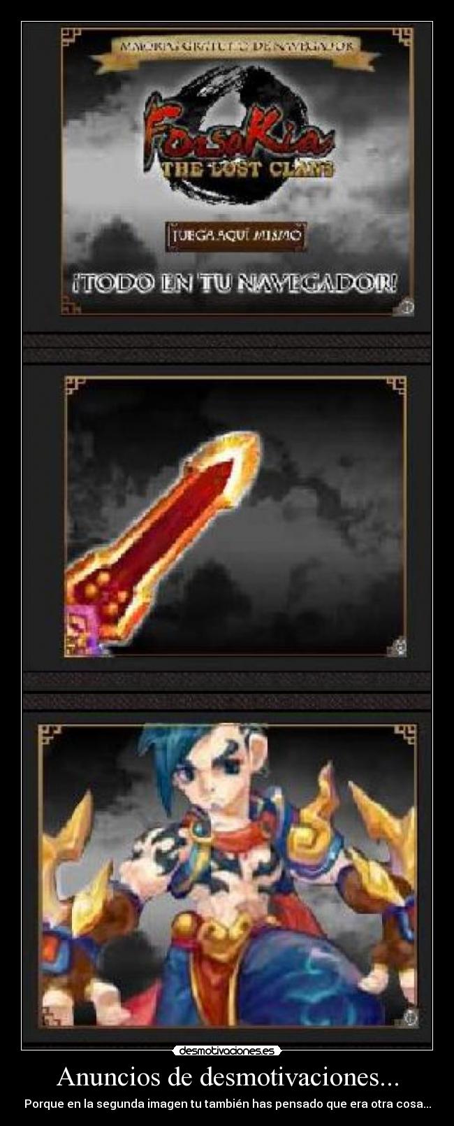 Anuncios de desmotivaciones... - 