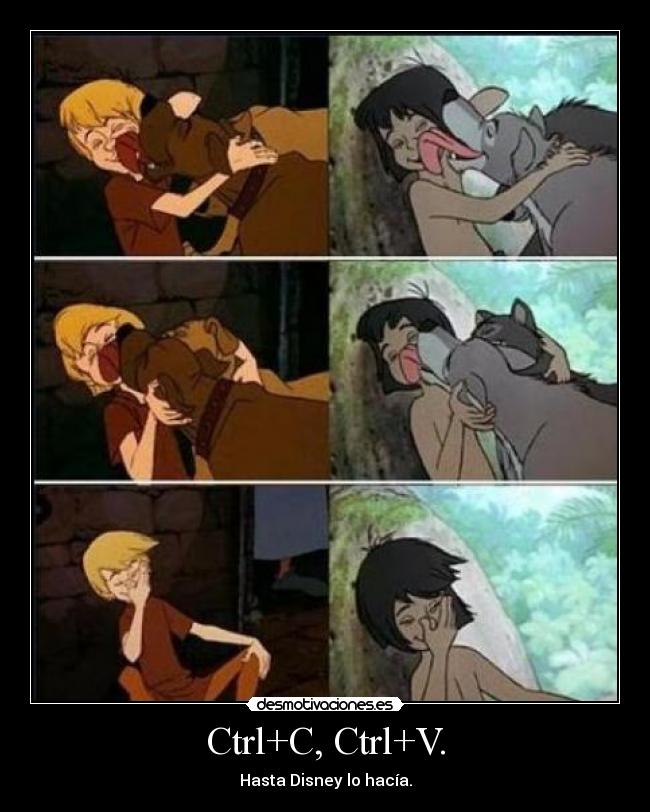 Ctrl+C, Ctrl+V. -