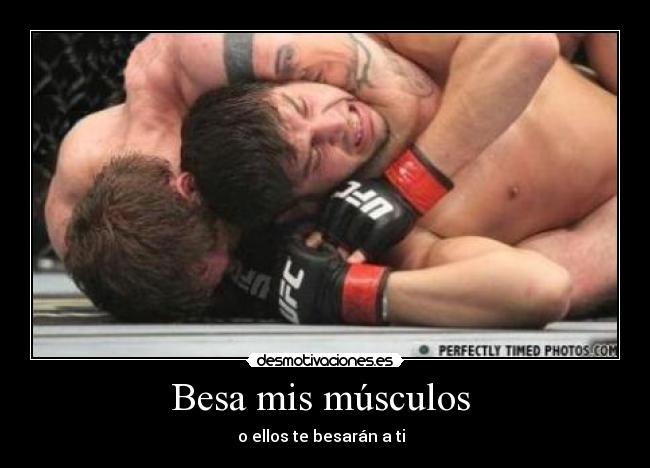 Besa mis músculos -
