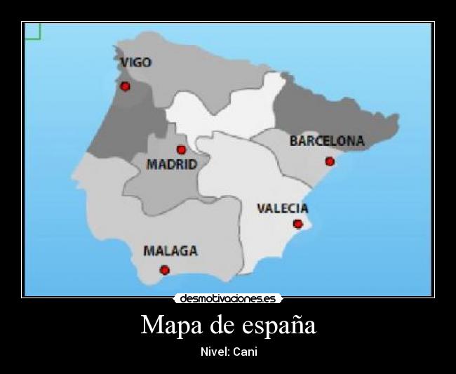 Mapa de españa - 