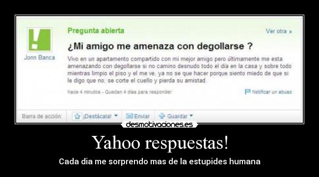 Yahoo respuestas! -