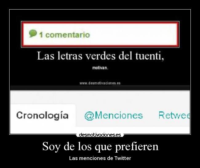 carteles menciones twitter desmotivaciones