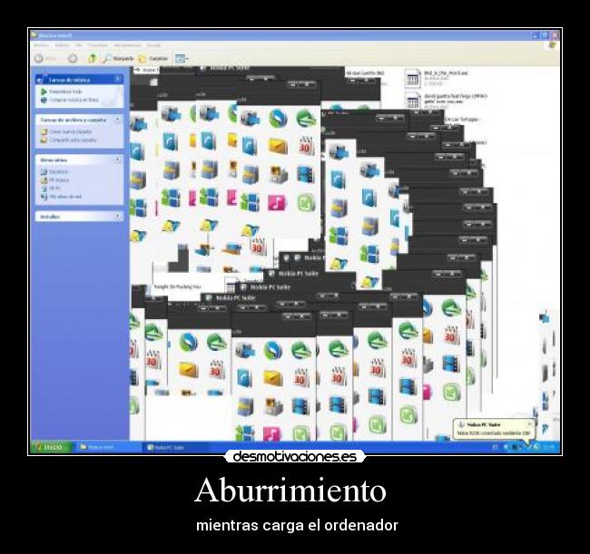 Aburrimiento - mientras carga el ordenador