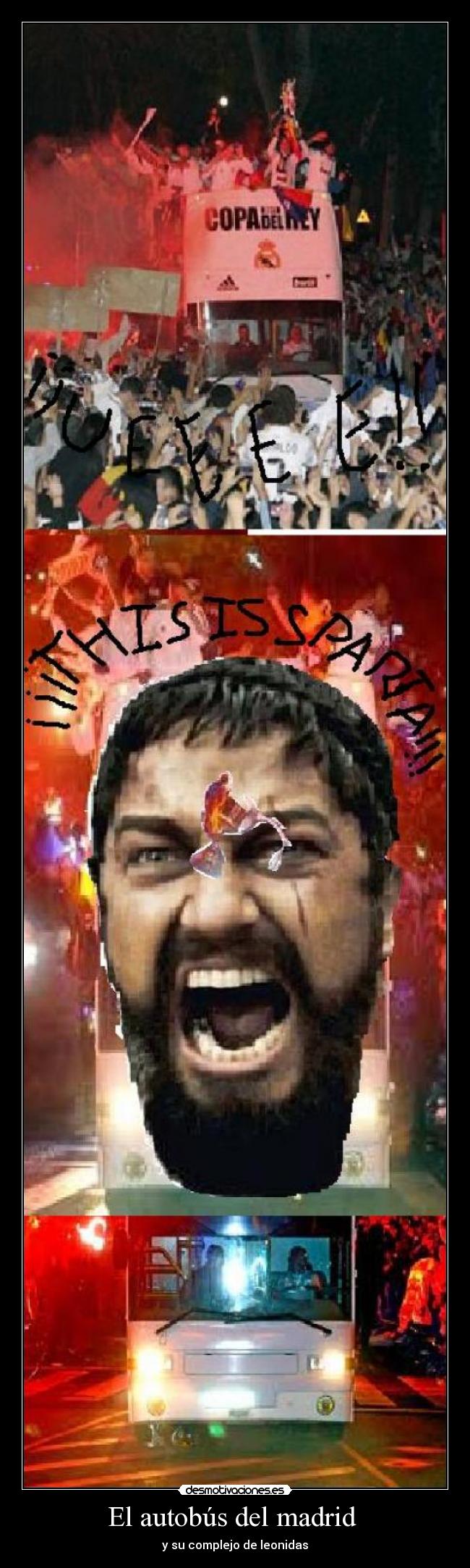 El autobús del madrid - y su complejo de leonidas
