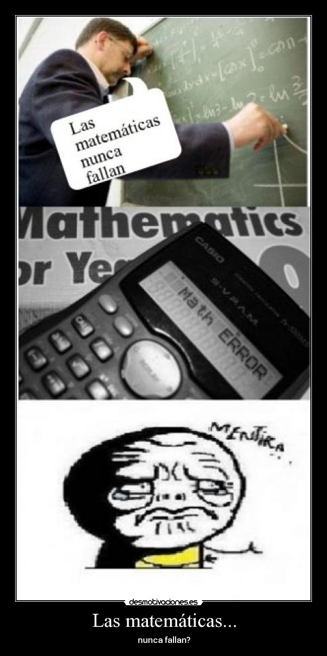 Las matemáticas... - 