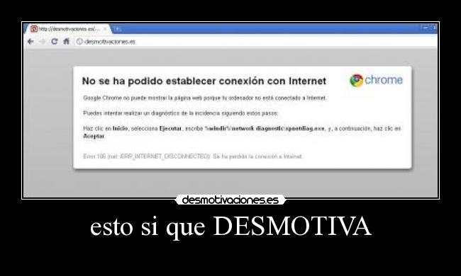 esto si que DESMOTIVA -