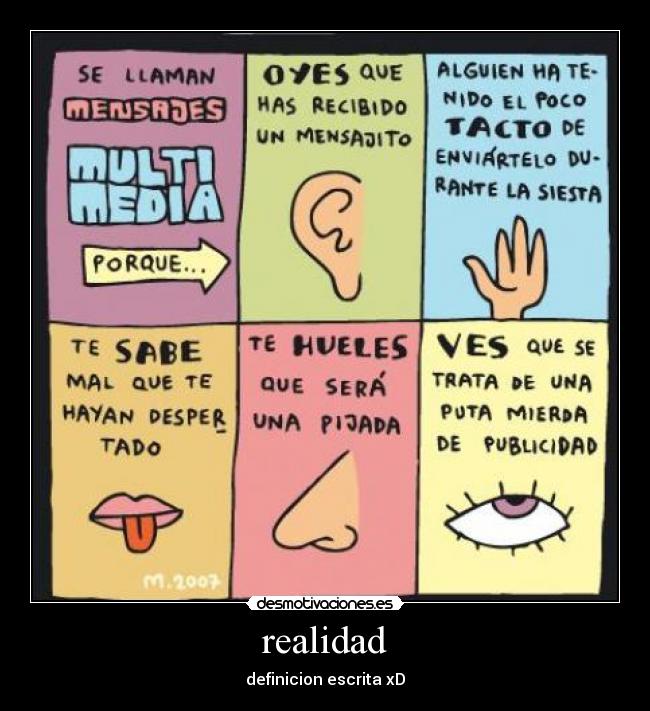 realidad - definicion escrita xD