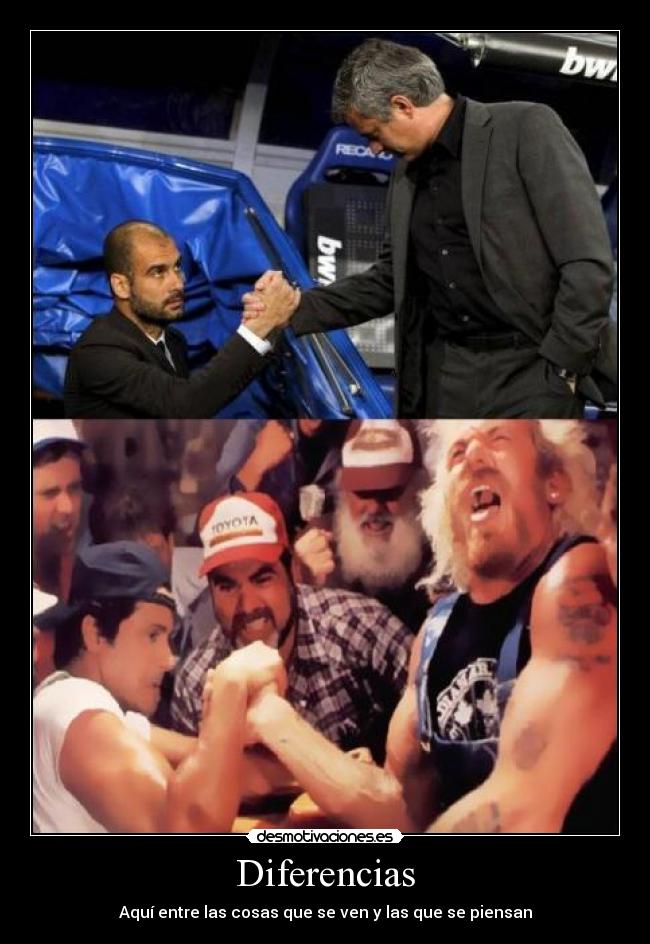 Diferencias - Aquí entre las cosas que se ven y las que se piensan