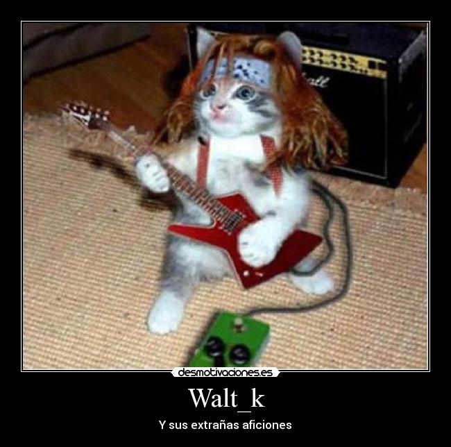 Walt_k - Y sus extrañas aficiones