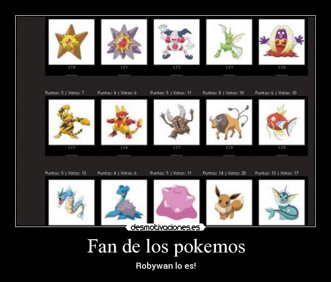 Fan de los pokemos -