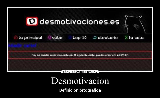 Desmotivacion - 