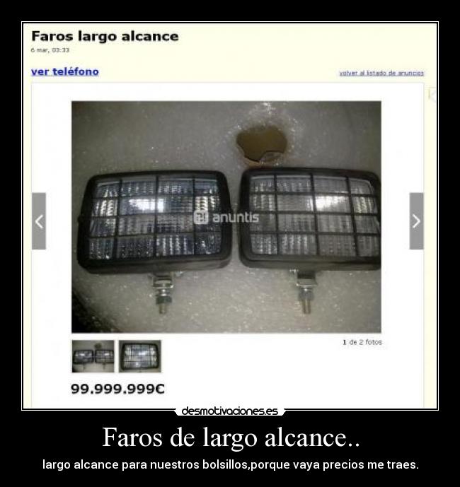 Faros de largo alcance.. - 