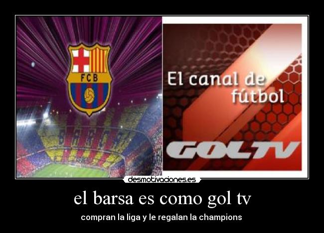 el barsa es como gol tv -