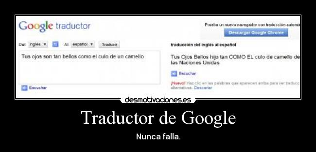 Traductor de Google -
