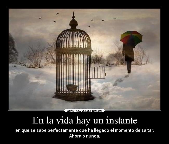 En la vida hay un instante -