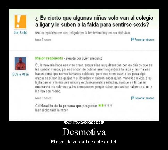 Desmotiva - El nivel de verdad de este cartel