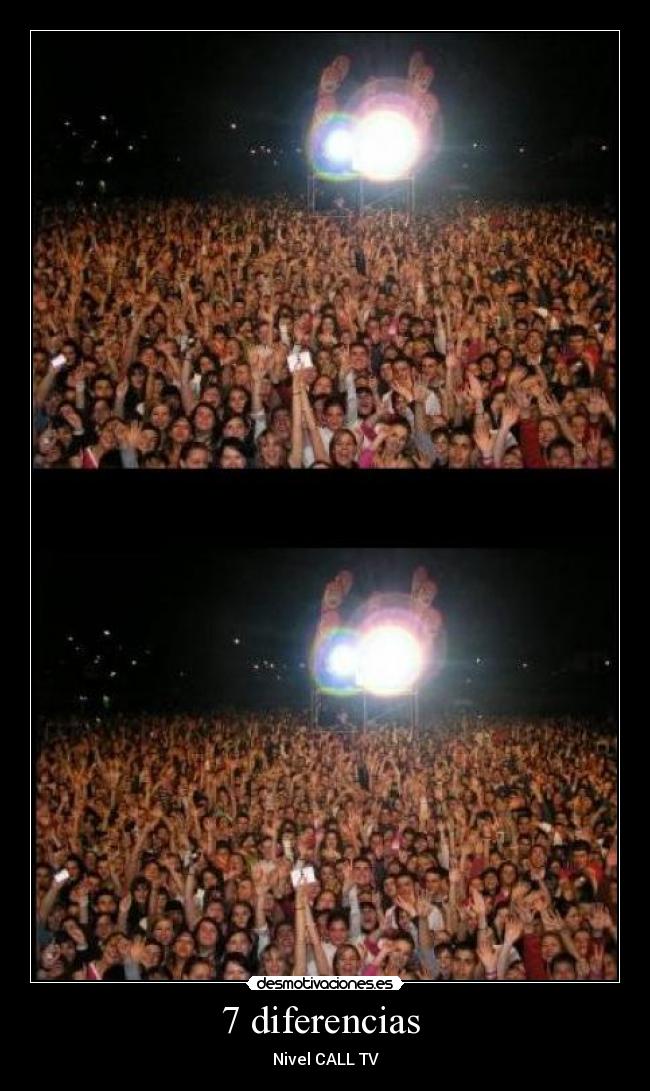 7 diferencias - Nivel CALL TV
