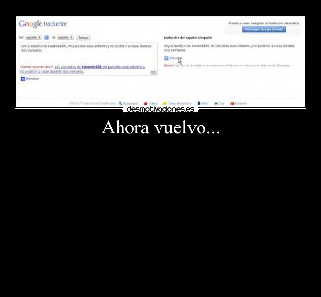 Ahora vuelvo... - 













