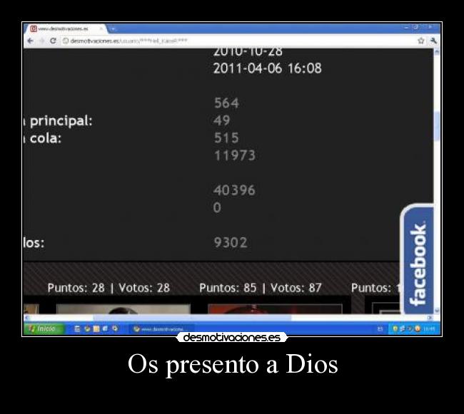 Os presento a Dios -