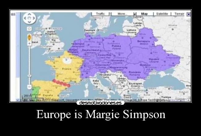 Europe is Margie Simpson - 