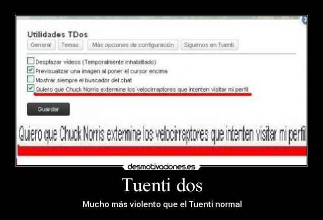 Tuenti dos - Mucho más violento que el Tuenti normal