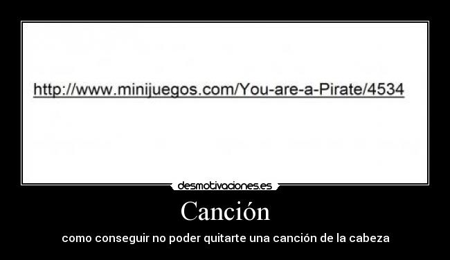 Canción - como conseguir no poder quitarte una canción de la cabeza