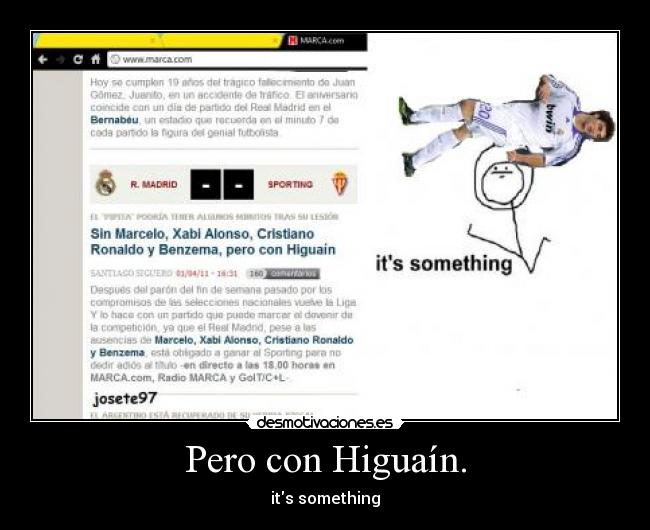 Pero con Higuaín. -