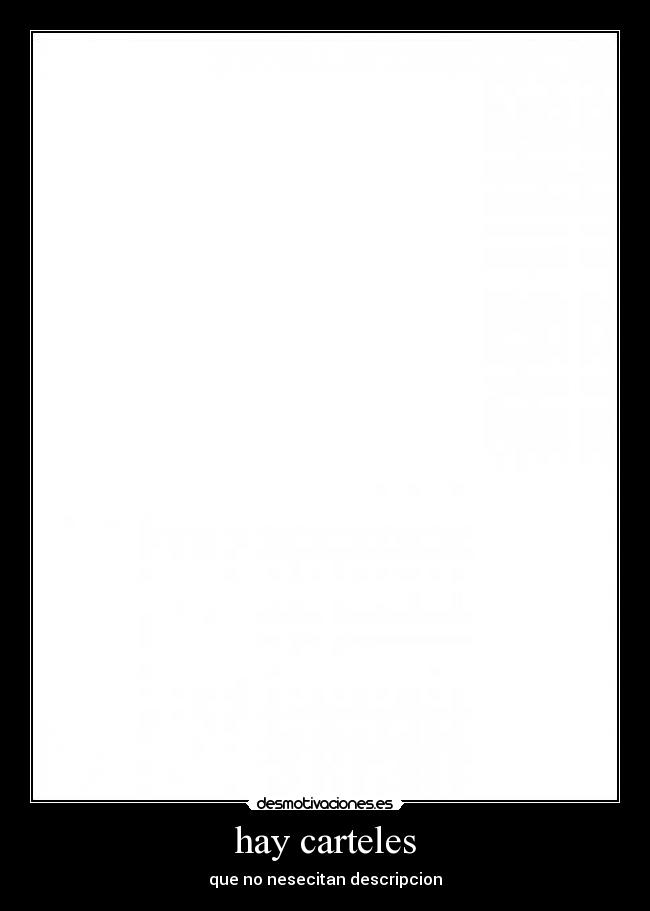 hay carteles - 